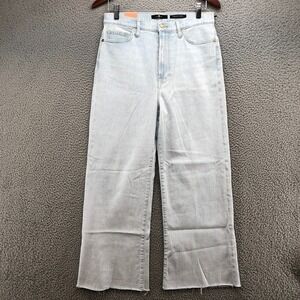 7 For All Mankind Ultra‎ High Rise Cropped Jo Italian Fabric Jeans Womens 29 8